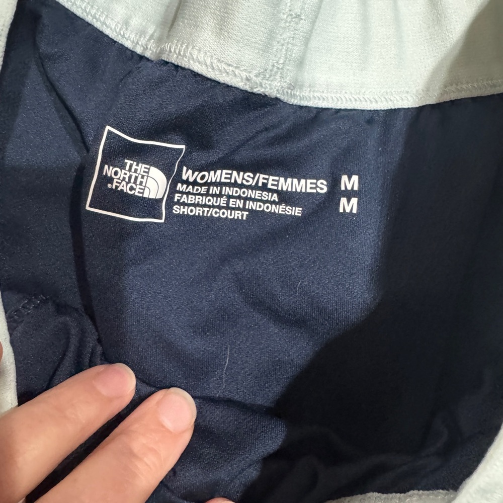 The North Face Women’s Navy and White Running Shorts - Picture 3 of 4
